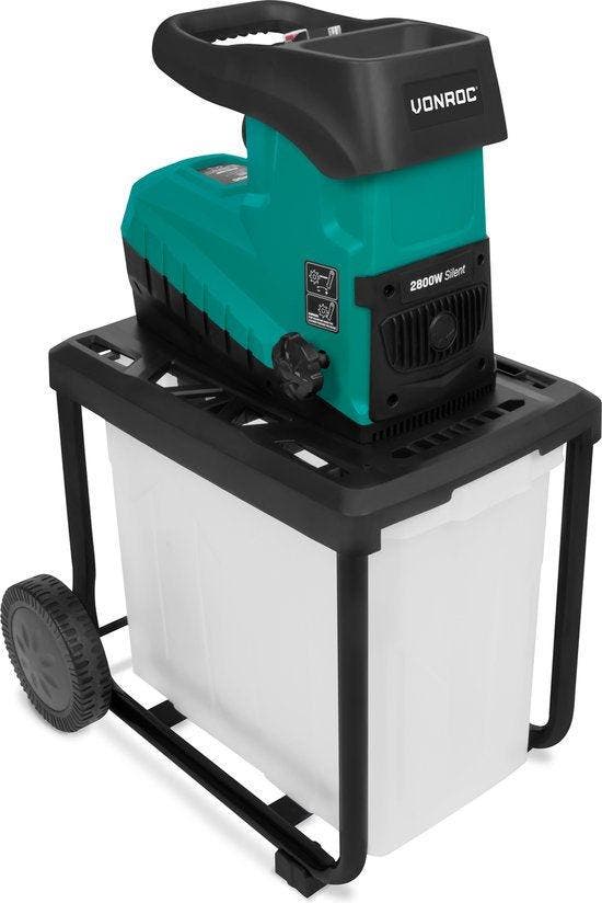 2dekans | VONROC Stille Hakselaar/Shredder 2800W – Voor, Bricolage & Construction, Outillage | Autres Machines, Enlèvement ou Envoi