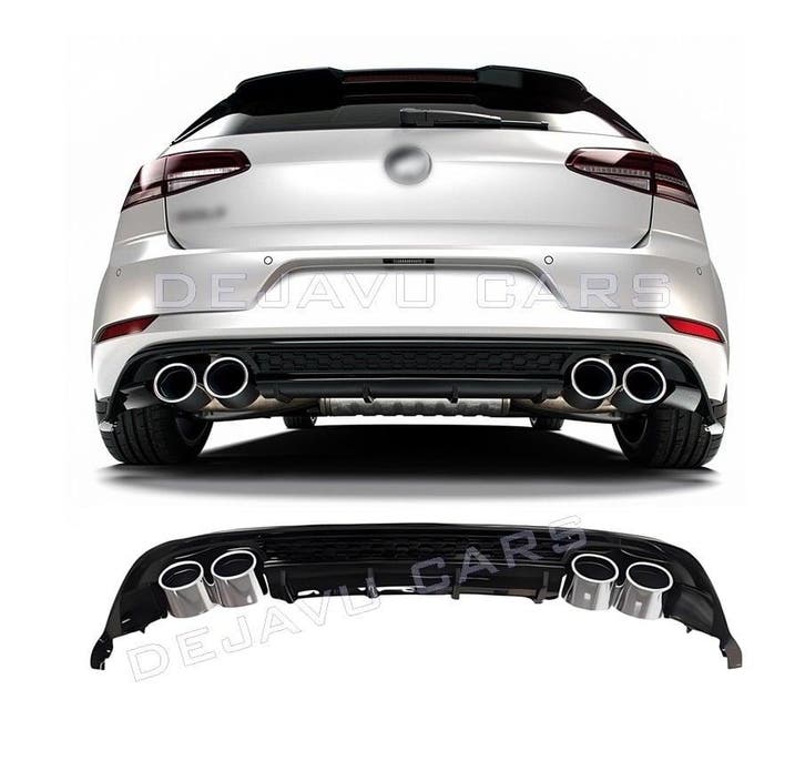 R Look Diffuser voor Volkswagen Golf 7.5 Facelift, Auto diversen, Tuning en Styling, Ophalen of Verzenden
