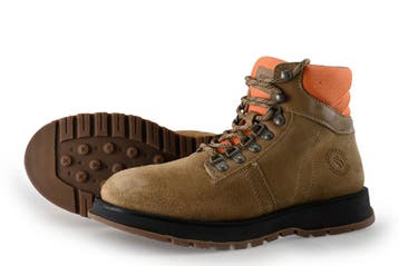 Scotch & Soda Veterboots in maat 41 Beige, Kleding | Heren, Schoenen, Overige kleuren, Verzenden, Boots, Zo goed als nieuw