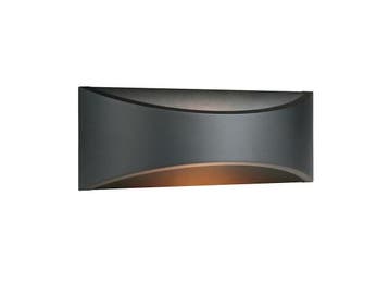 Veiling - 4x 7.5W LED Wandlamp design zand zwart warm wit, Nieuw