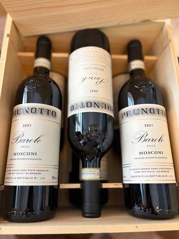2021 Prunotto Mosconi Barolo - Piëmont, Barolo - 6 Flessen, Nieuw
