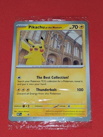Pokémon - 1 Verzegelde kaart - Pikachu Promo card, Foil,