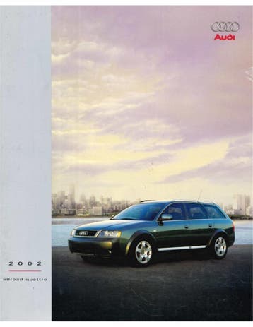 2002 AUDI A6 ALLROAD QUATTRO BROCHURE ENGELS, Ophalen of Verzenden, Nieuw