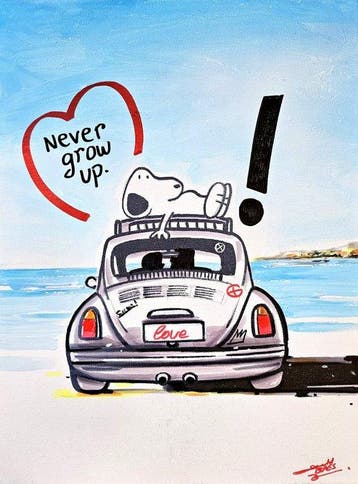 Baes Gerald (1975) - Coccinelle Snoopy Pop Art