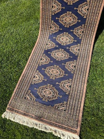 Volledig nieuw Pakistaanse Bukhara-loper lijkt op kasjmier., Huis en Inrichting, Stoffering | Tapijten en Vloerkleden, Nieuw