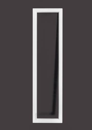 PVC raam vast b50xh215 cm wit, Ophalen of Verzenden, Gevelraam of Ruit