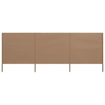 Paravent 400x160cm Taupe - Amenagement exterieur, jusqua..., Verzenden