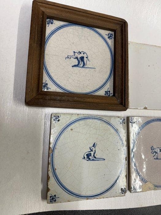 Tegel (8) - 1700-1750, Antiek en Kunst, Antiek | Glaswerk en Kristal