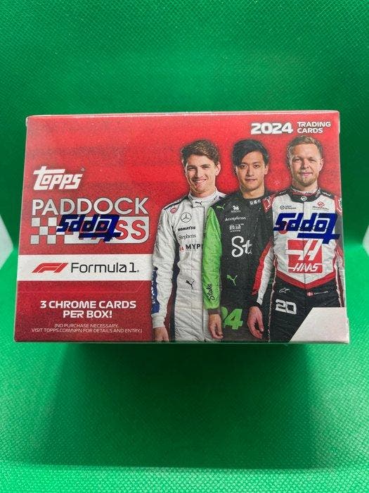 2024 Topps Paddock Pass - 1 Booster box - Near Mint (NM), Verzamelen, Stickers