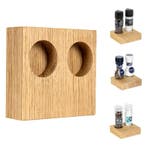BLOC Solid - Peper en Zout Houder Eikenhout Ø 44 mm, Diepte, Verzenden, Nieuw in verpakking