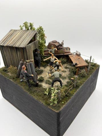 MasterBox - Diorama Hotchkiss H35 - 1940-1950 - France