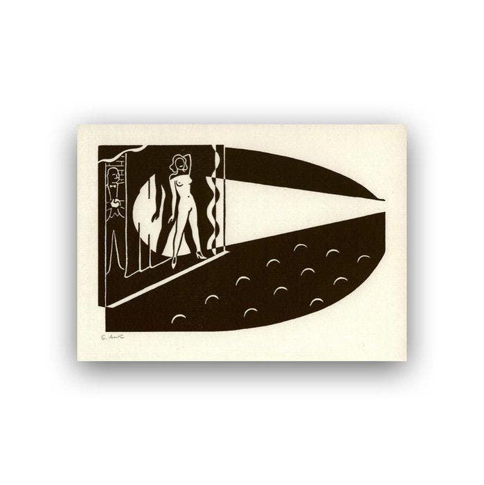 Gerd Arntz (1900-1988) - Bespiegelung I, Antiquités & Art, Antiquités | Autres Antiquités