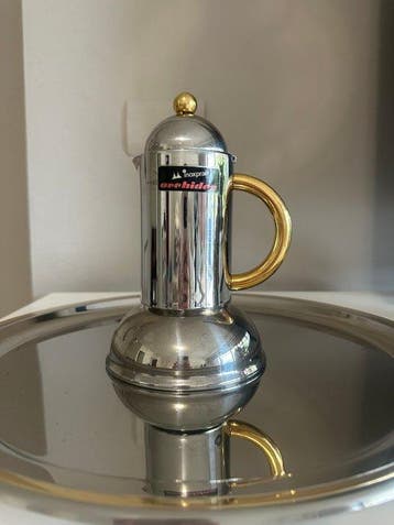 Inoxpran - Koffiepot (5) - Orchidea - Staal, Verguld - Linea