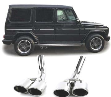 EMBOUT DÉCHAPPEMENT SPÉCIFIQUE MERCEDES G W463 89- LOOK AMG, Verzenden