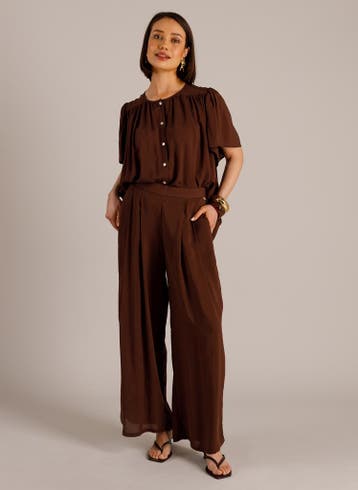 Yest eco broek Magdalena44Maat 42/44 (L), Kleding | Dames, Verzenden, Nieuw, Maat 42/44 (L), Overige kleuren