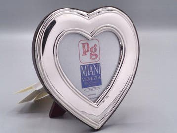 PG-Miani Argenteria - Fotolijst- Cuore 6x6 - .925 zilver
