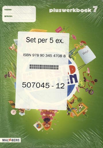 4 groep 7 / De Wereld in Getallen (set 5ex.) / Pluswerkboek, Boeken, Verzenden, Gelezen, Sjoerd Huitema