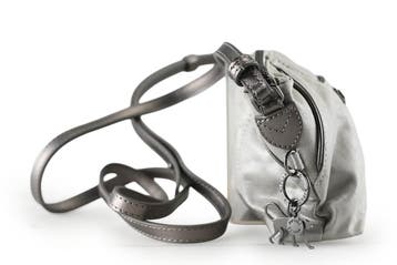 Kipling Handtas Zilver, Verzenden, Zo goed als nieuw