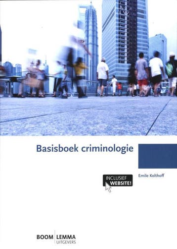 Basisboek criminologie / Boom studieboeken criminologie, Boeken, Verzenden, Zo goed als nieuw, Emile Kolthoff