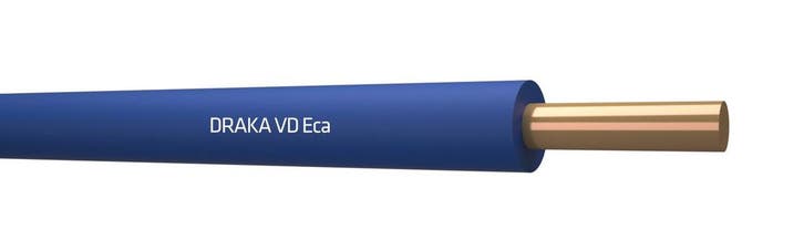 Draka VD installatiedraad - 802840F3 [100 Meter], Doe-het-zelf en Bouw, Elektriciteit en Kabels, Verzenden
