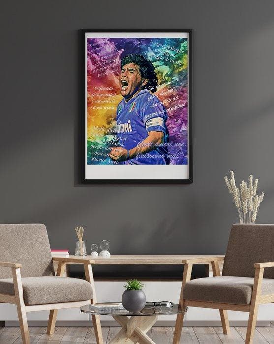 Finalmente!! Original by Raffaele De Leo - Maradona V3!! - A, Collections, Collections Autre