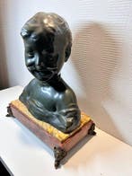 Daprès Settignano - Beeld, Jeune enfant - 32 cm - Brons