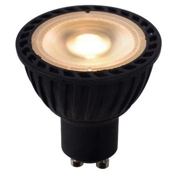 Lucide LED Lamp GU10 5W 3 StepDim Zwart, Verzenden