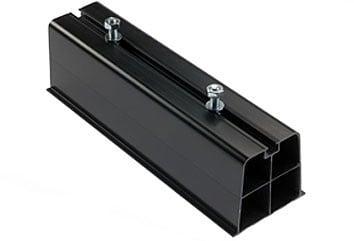 Montagebalk zwart 450mm voor montage op plat dak. 2 stuks, Auto-onderdelen, Airco en Verwarming, Nieuw, Verzenden