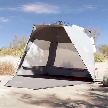 vidaXL Strandtent 3-persoons waterdicht snelontgrendeling, Verzenden, Nieuw