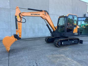 Veiling: Midigraafmachine Hyundai R60VS Diesel 2018, Articles professionnels, Machines & Construction | Grues & Excavatrices, Ophalen