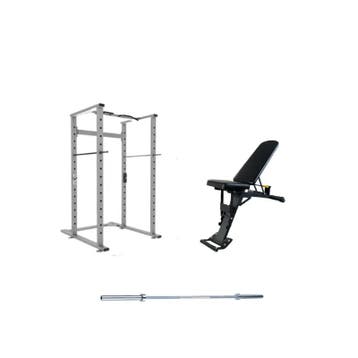 Gymfit - Volledig Home Gym Pakket - Power Cage - Adjustable, Ophalen of Verzenden, Nieuw