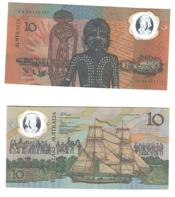 Australië. - 10 Dollars 1988 - Pick 49 in original folder