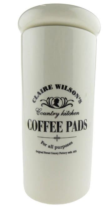 Koffiepad bewaarbus - Claire Wilsons, Verzenden, Gebruikt