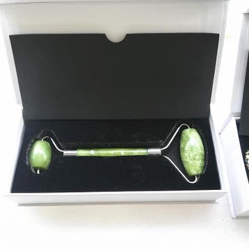 Jade roller gezichtsroller skin gym massage gezicht jaderoll, Verzenden, Nieuw