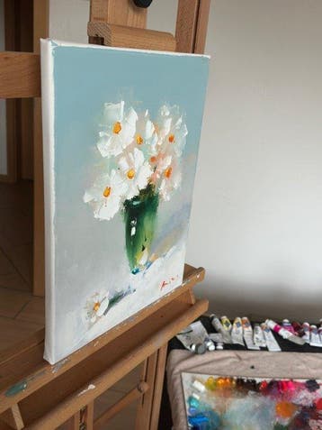 Aziz Sulaimanov - White Bouquet