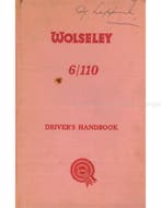 1963 WOLSELEY 6/110 INSTRUCTIEBOEKJE ENGELS