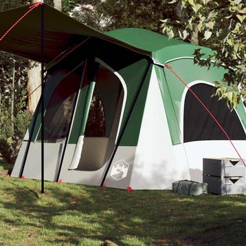 vidaXL Tent 5-persoons waterdicht groen, Verzenden