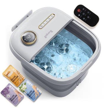 2dekans | Goliving Automatische Voetenbad - Incl. 3x Badzout, Ophalen of Verzenden