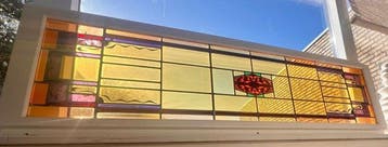 Art Deco Glas-in-loodraam - Atelier de Vonk - Schrier & de