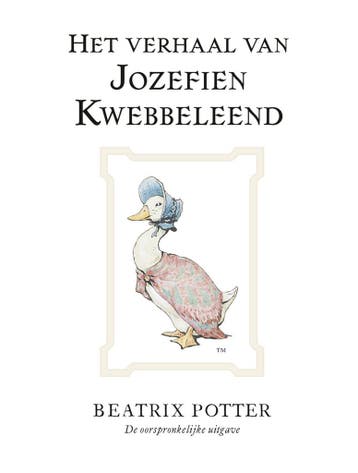 Pieter Konijn - Het verhaal van Jozefien Kwebbeleend, Antiek en Kunst, Verzenden