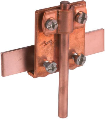Dehn Saddle Clamp Cu With Cleat Range 0.7-10mm For Rd 7-10mm, Verzenden