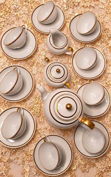 Kahla - Service à thé - Porcelaine, Antiquités & Art