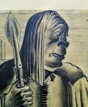 Victor Stuyvaert (1897-1974) - Torenwachter - Afrikaanse