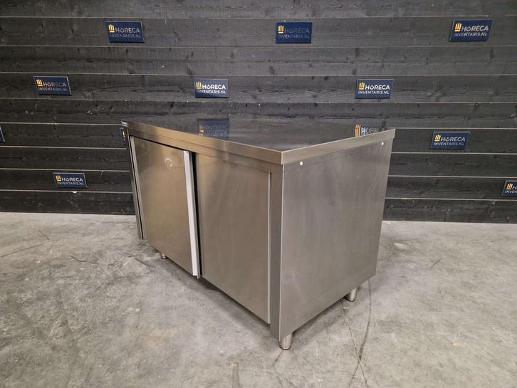 Werktafel | werkkast | RVS | 120cm, Zakelijke goederen, Horeca | Meubilair en Inrichting, Gebruikt