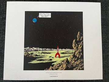 Hergé - Série de trois tirés à part - On a marché sur la, Boeken, Stripverhalen, Nieuw