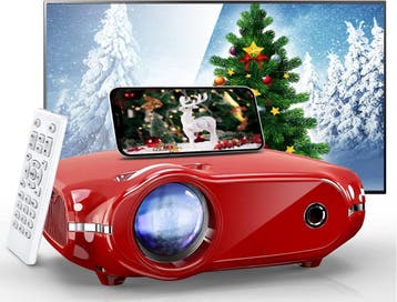 Mini Beamer Full HD Rood | Tweede kansje | OP = OP, Verzenden