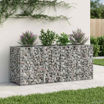 vidaXL Gabion verhoogd bed 170 x 50 x 80 cm Gegalvaniseerd, Tuin en Terras, Verzenden, Nieuw