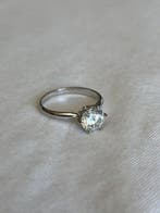 Verlovingsring - 14 karaat Witgoud - 1.55ct. tw. Diamant