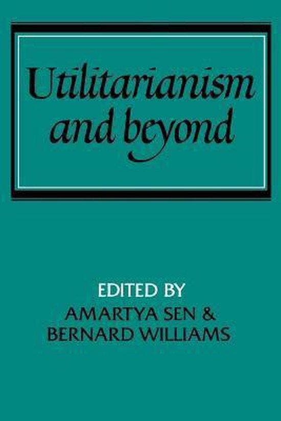 Utilitarianism and Beyond - Amartya Sen - 9780521287715 - Pa, Livres, Philosophie, Envoi