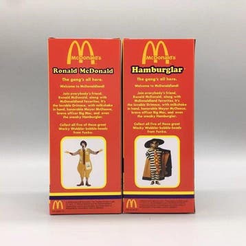 Funko - Beeldje - Ronald McDonald and Hamburglar Funko Wacky